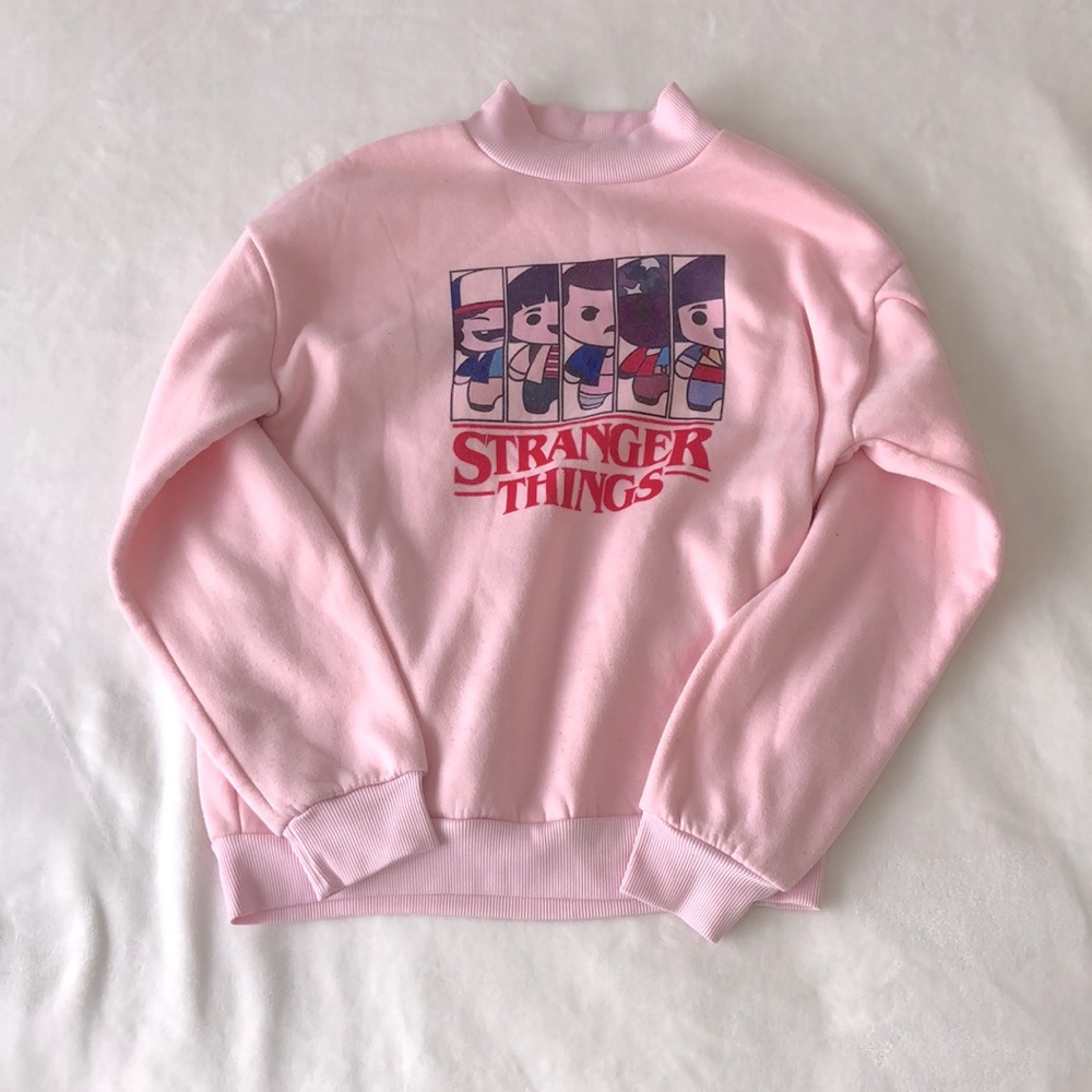 Stranger Things Pink Sweater 💖